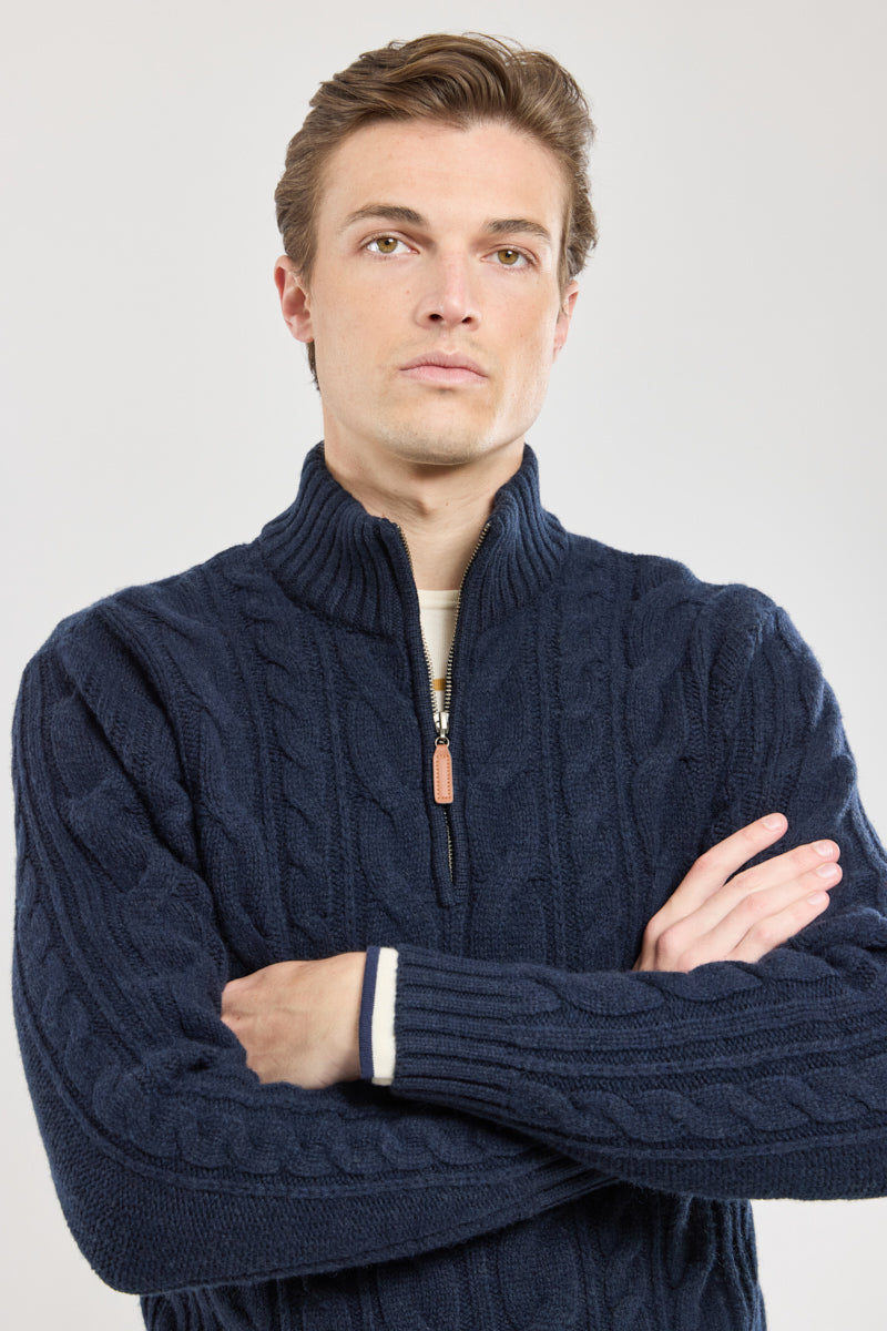 armor-lux-pull-camionneur-homme-torsades-100-laine image 4