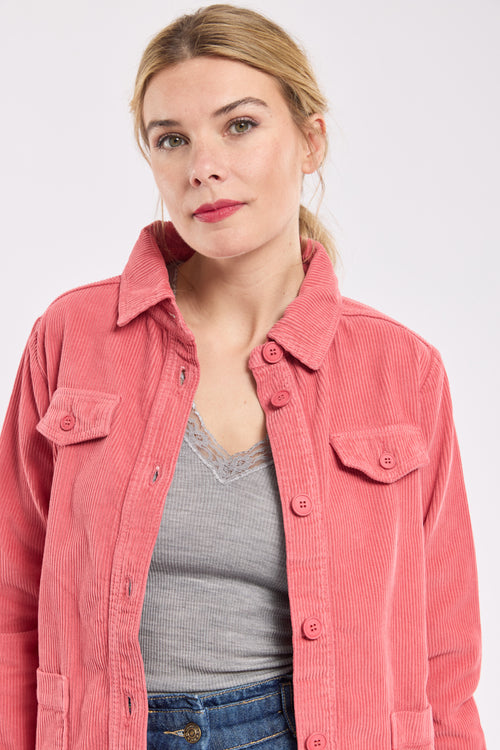 armor-lux-veste-deauville-femme-velours-coton-droite image 4