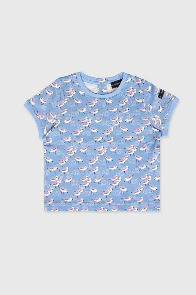 armor-lux-t-shirt-b-b-oiseaux-coton-jersey-manches-courtes image 1