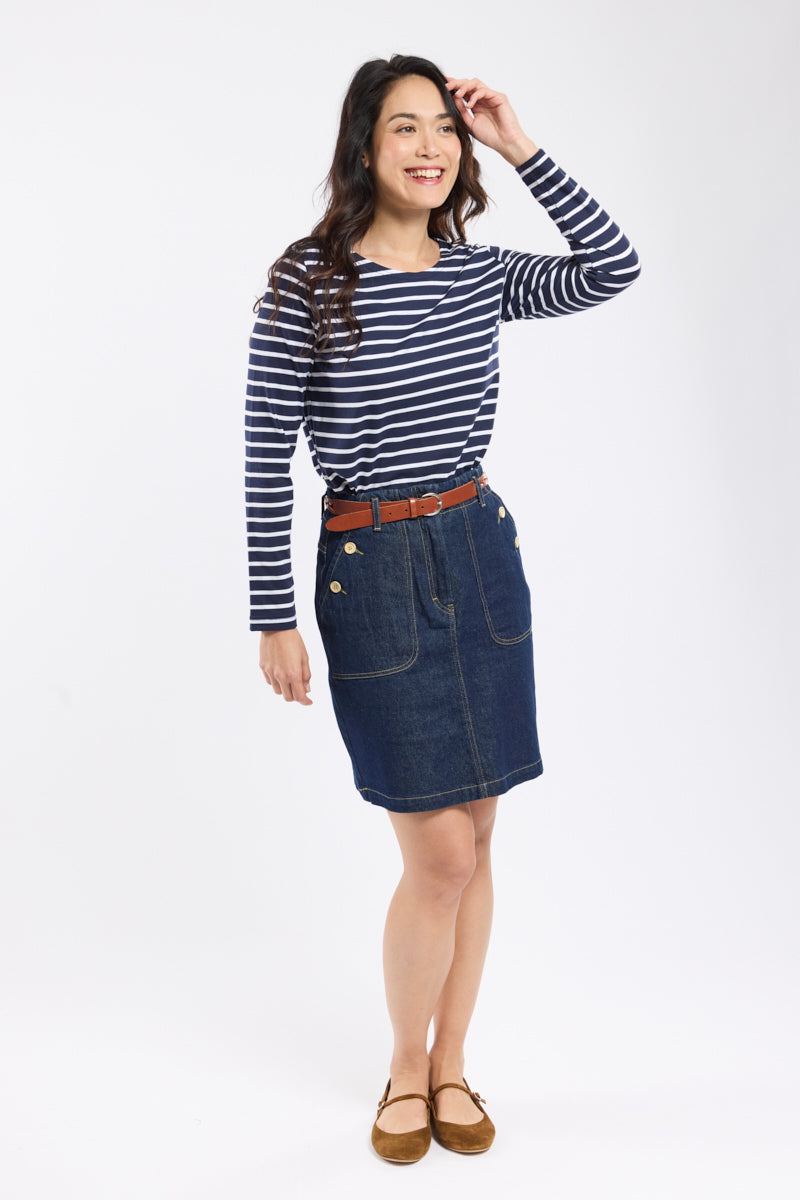 armor-lux-marini-re-classe-de-mer-femme-coton-l-ger-manches-longues image 3