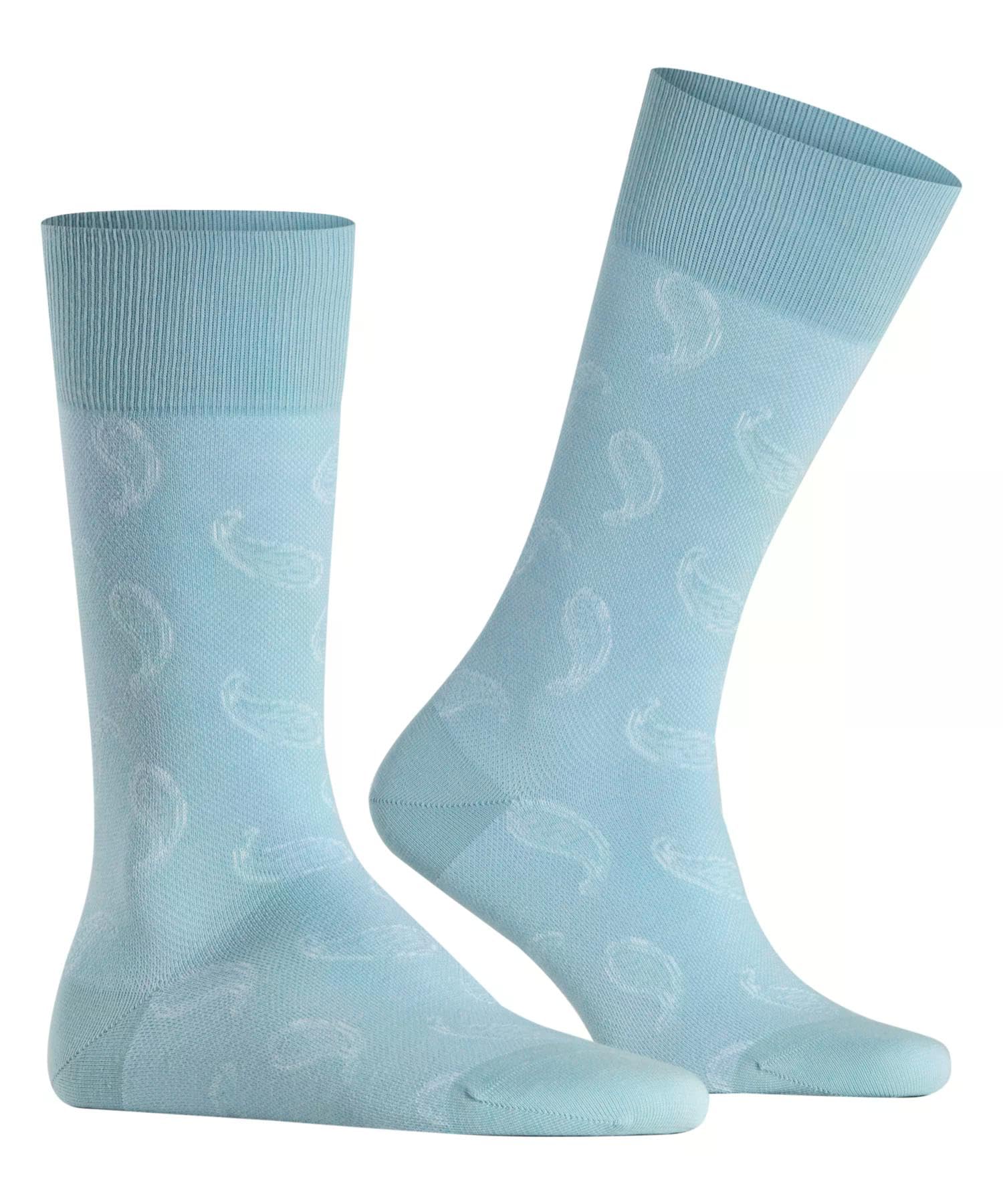 burlington-paisley-chaussettes-homme-bleu-patagonia-6267-40-46 image 5