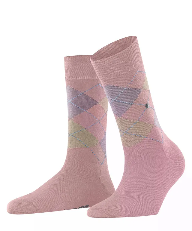 burlington-marylebone-w-so-chaussettes-femme-laine-fantaisie-rouge-marshmellow-8 image 1
