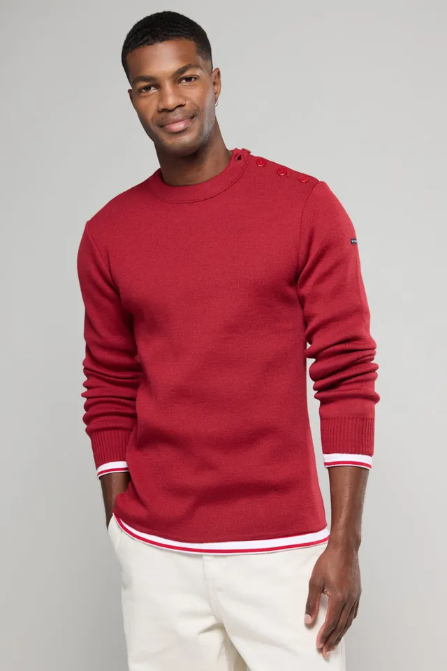 armor-lux-pull-marin-uni-fouesnant-laine image 1