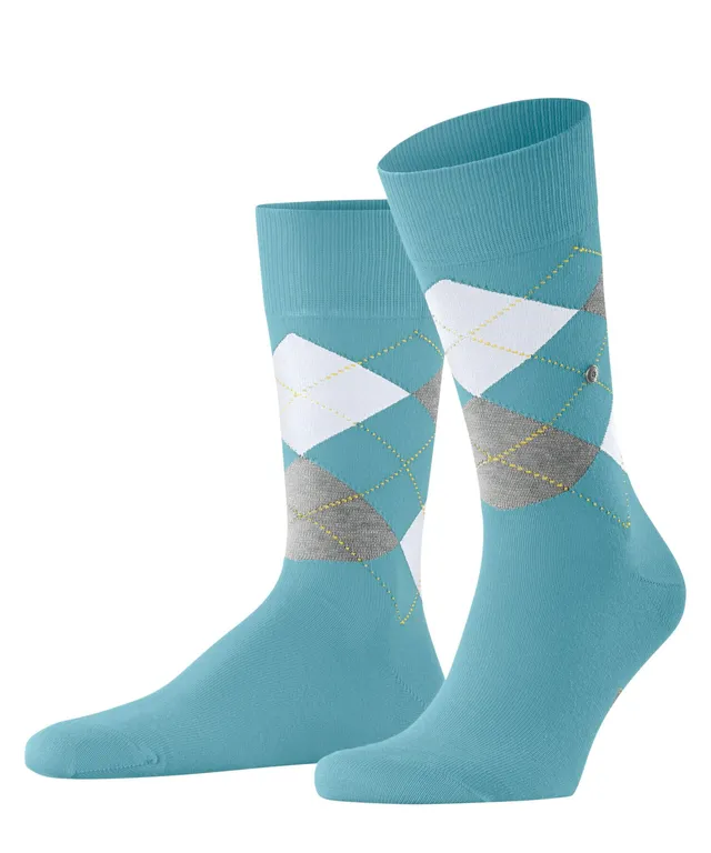 burlington-king-m-chaussettes-homme-coton-fantaisie-1-paire-bleu-key-largo-40-46 image 1