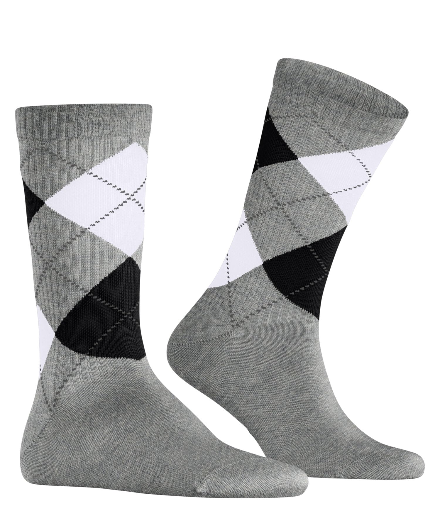 burlington-rib-court-chaussettes-homme-gris-light-heather-3223-40-46 image 5