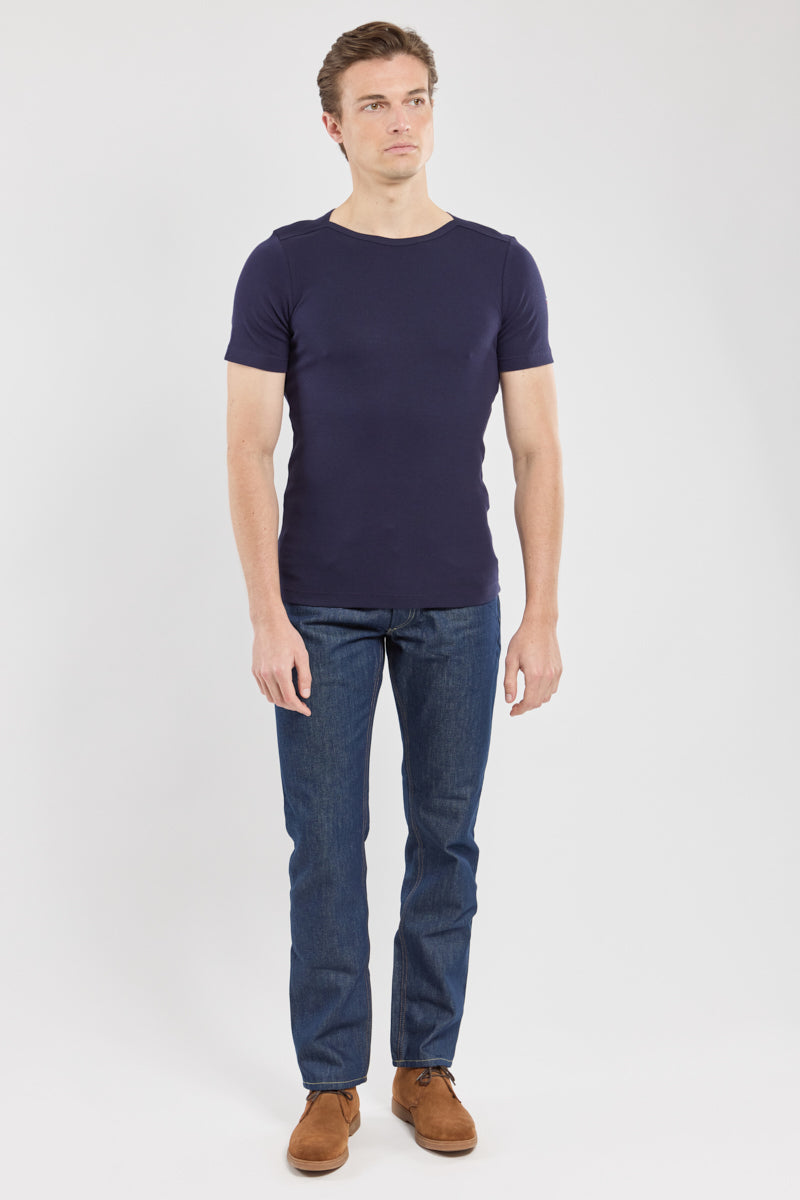 armor-lux-t-shirt-carantec-homme-coton-lasthanne-col-brando-2 image 4