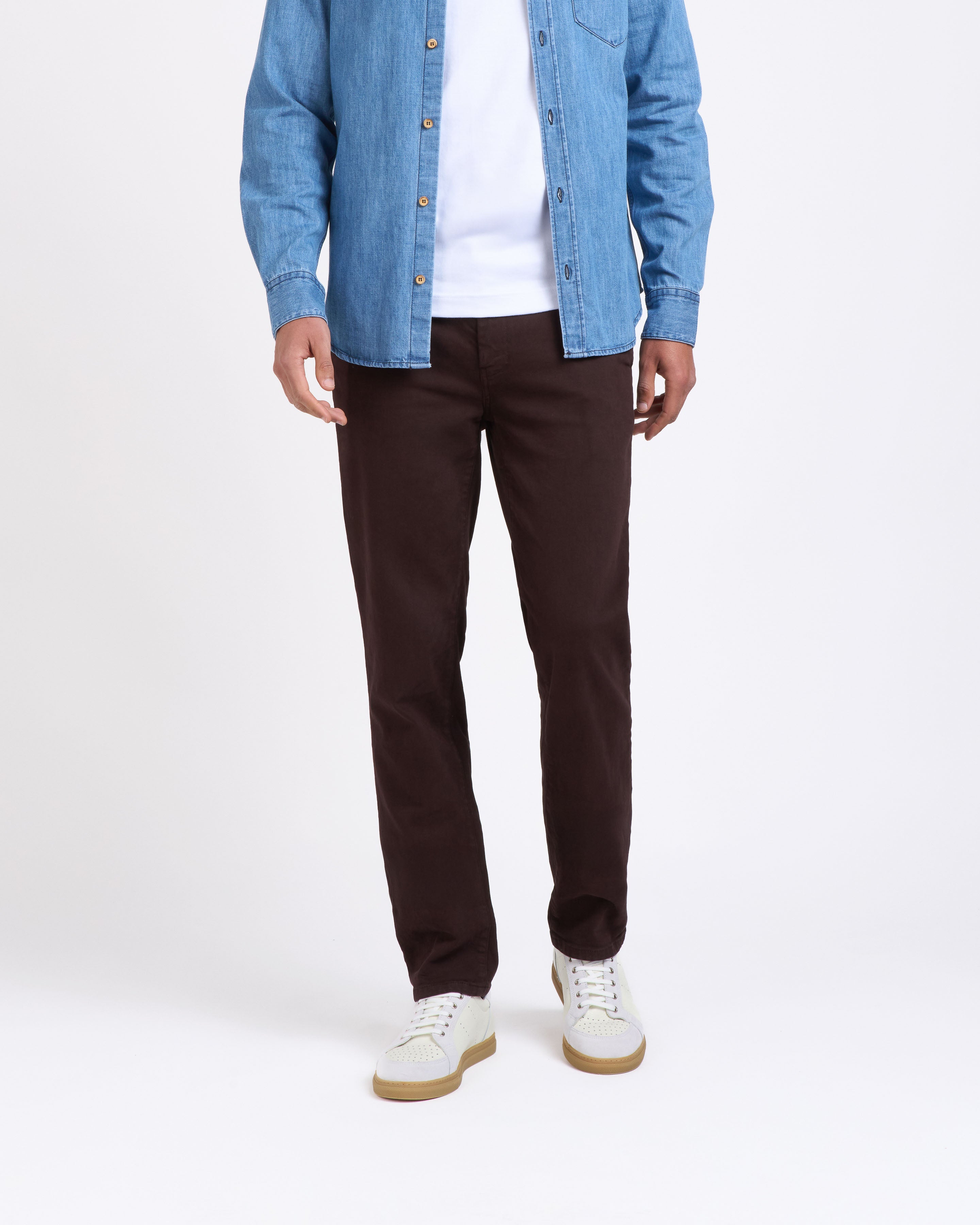 atelier-tuffery-ernest-chino-homme-droit-ajust-marron image 2