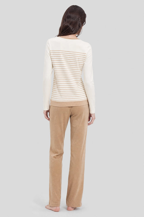 armor-lux-pyjama-long-ray-femme-100-coton image 5