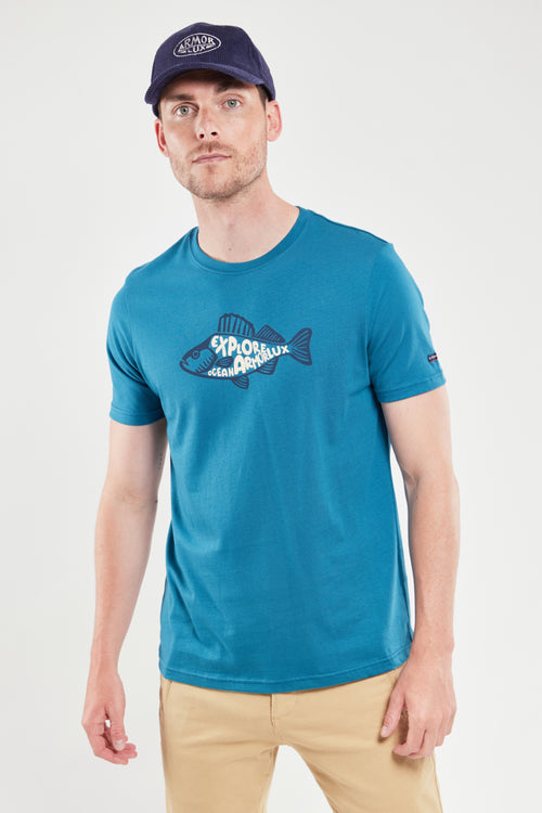 armor-lux-t-shirt-poisson-armor-homme-coton-col-rond image 4