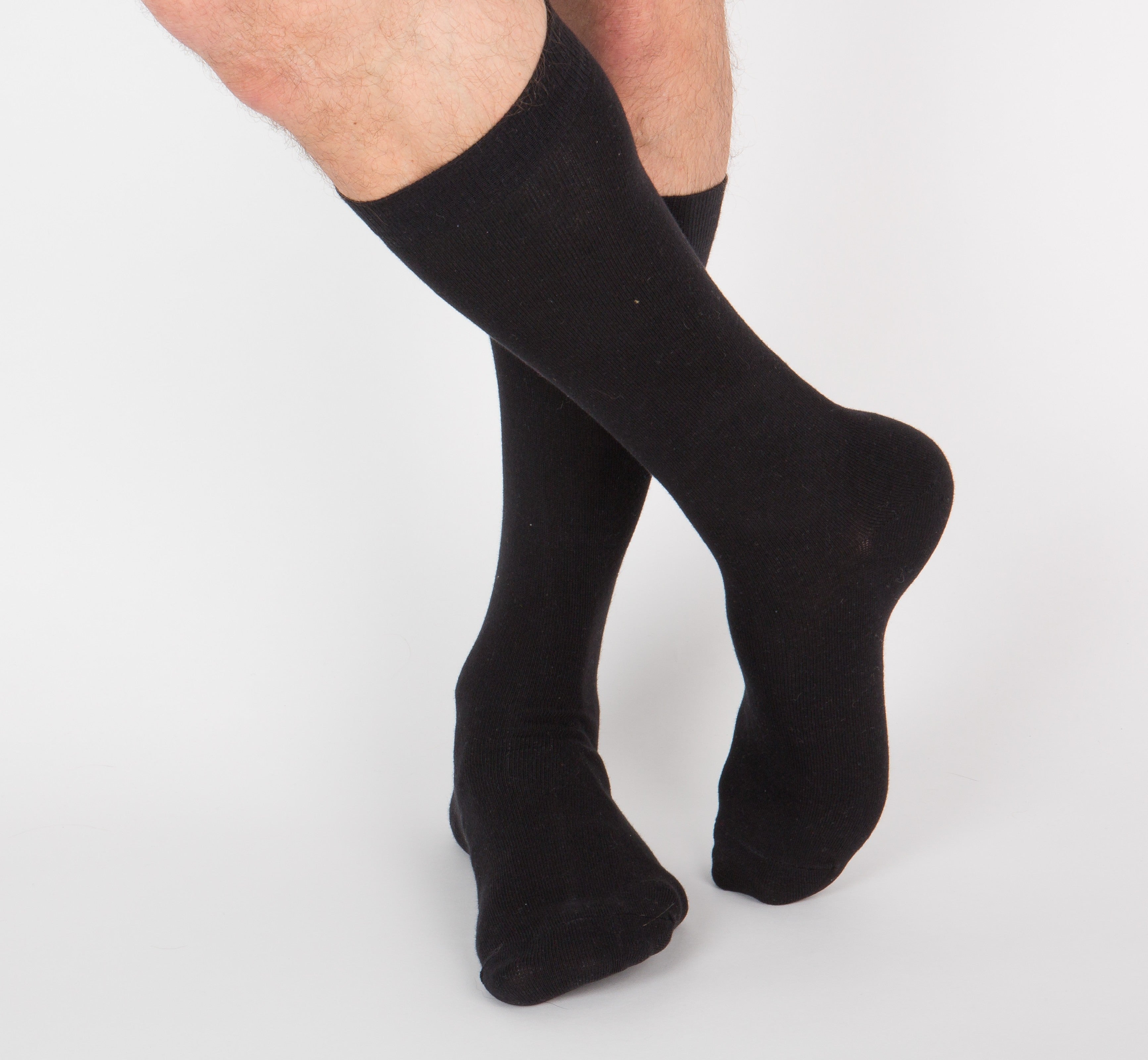 archiduchesse-noir-r-glisse-chaussettes-de-ville-mi-mollet image 6