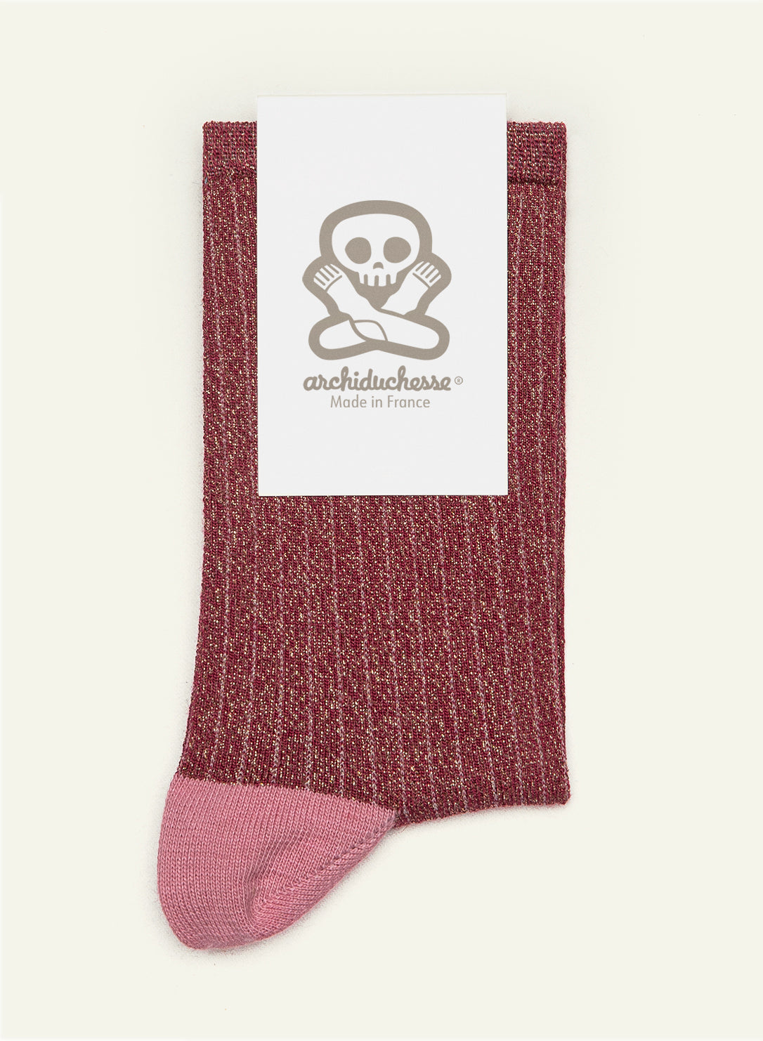 archiduchesse-paillet-e-brume-de-cassis-chaussettes-courtes-lurex image 3