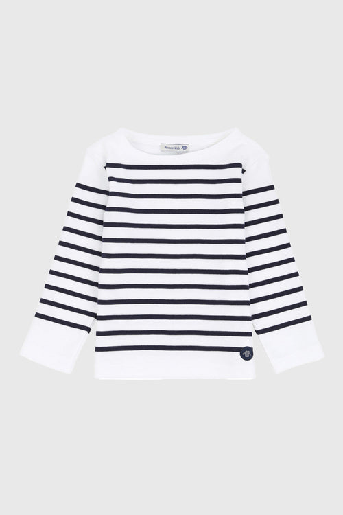 armor-lux-amiral-marini-re-enfant-coton-interlock-col-bateau image 2