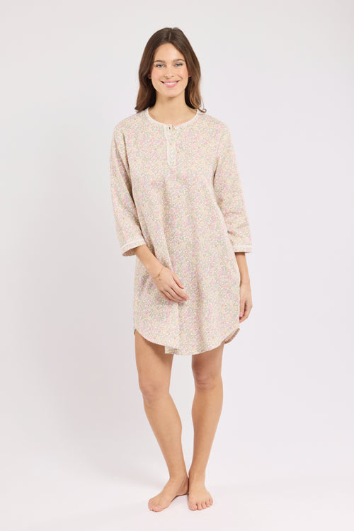 armor-lux-chemise-de-nuit-petites-fleurs-100-coton image 7