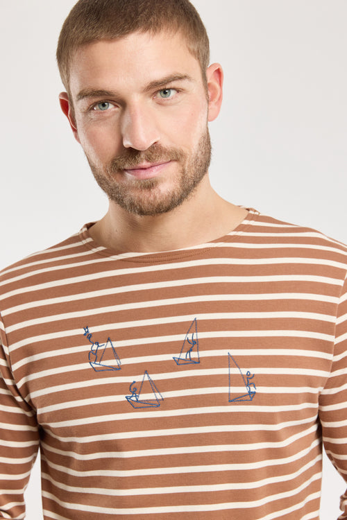 armor-lux-marini-re-homme-broderie-bateaux-coton-pais image 5