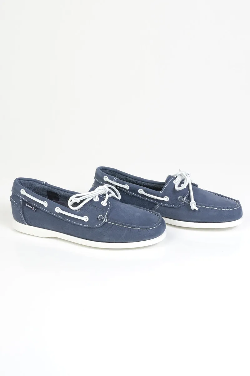 armor-lux-chaussures-bateau-trinit-femme-cuir-nubuck image 1