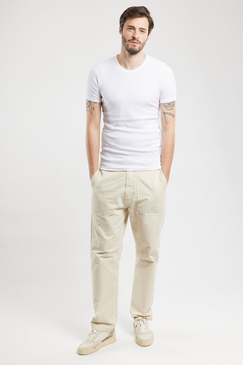 armor-lux-t-shirt-uni-homme-coton-bio-et-kapok-manches-courtes image 5
