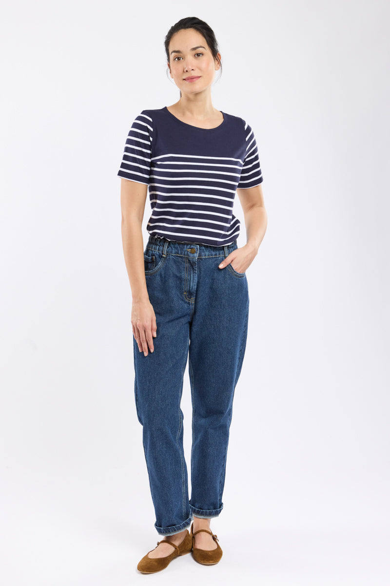 armor-lux-marini-re-classe-de-mer-femme-coton-l-ger-manches-courtes image 3
