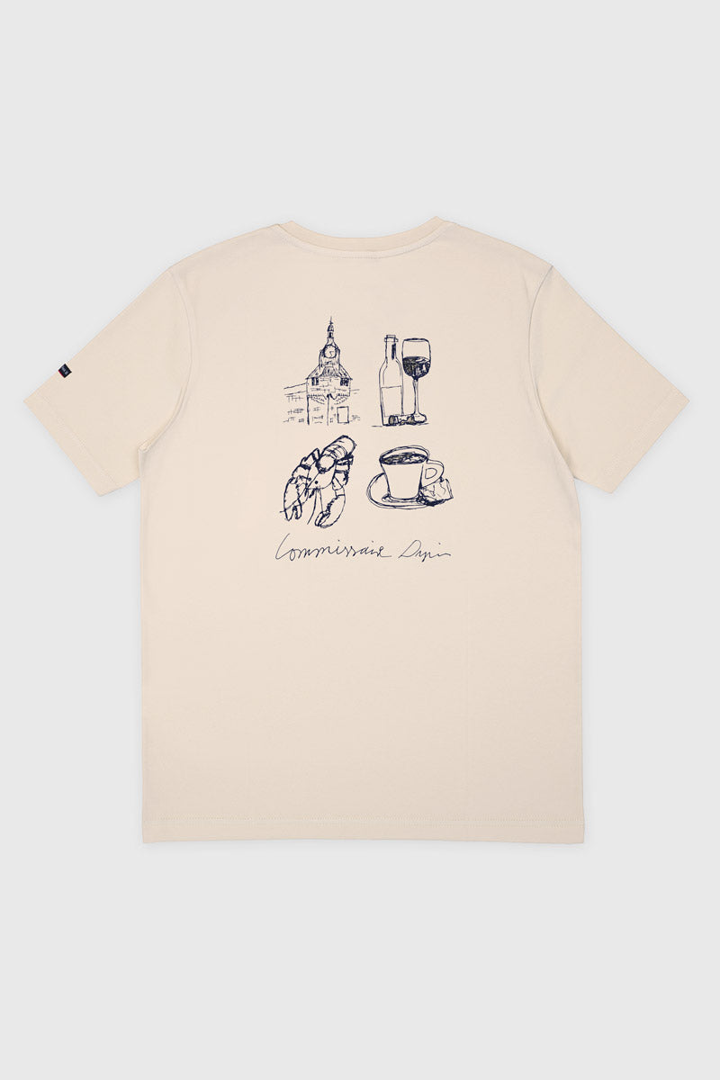 armor-lux-t-shirt-commissaire-dupin-mixte-coton image 2