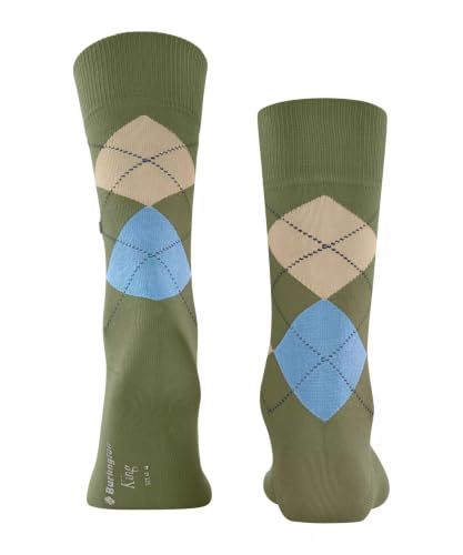 burlington-king-chaussettes-homme-coton-fantaisie-vert-salvia-7472-40-46 image 8