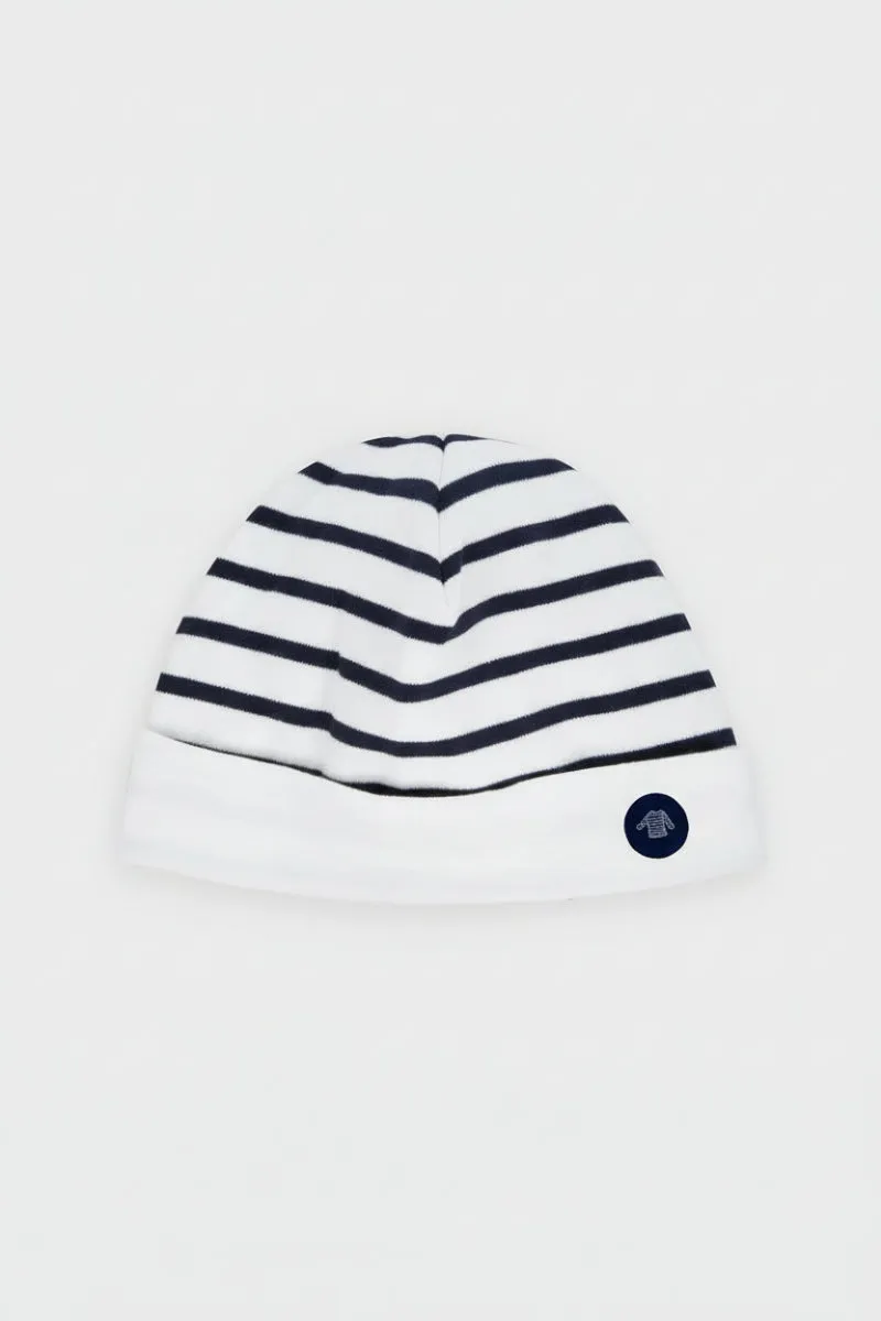armor-lux-bonnet-morgan-kids-enfant-r-versible-coton-pais-ray image 1