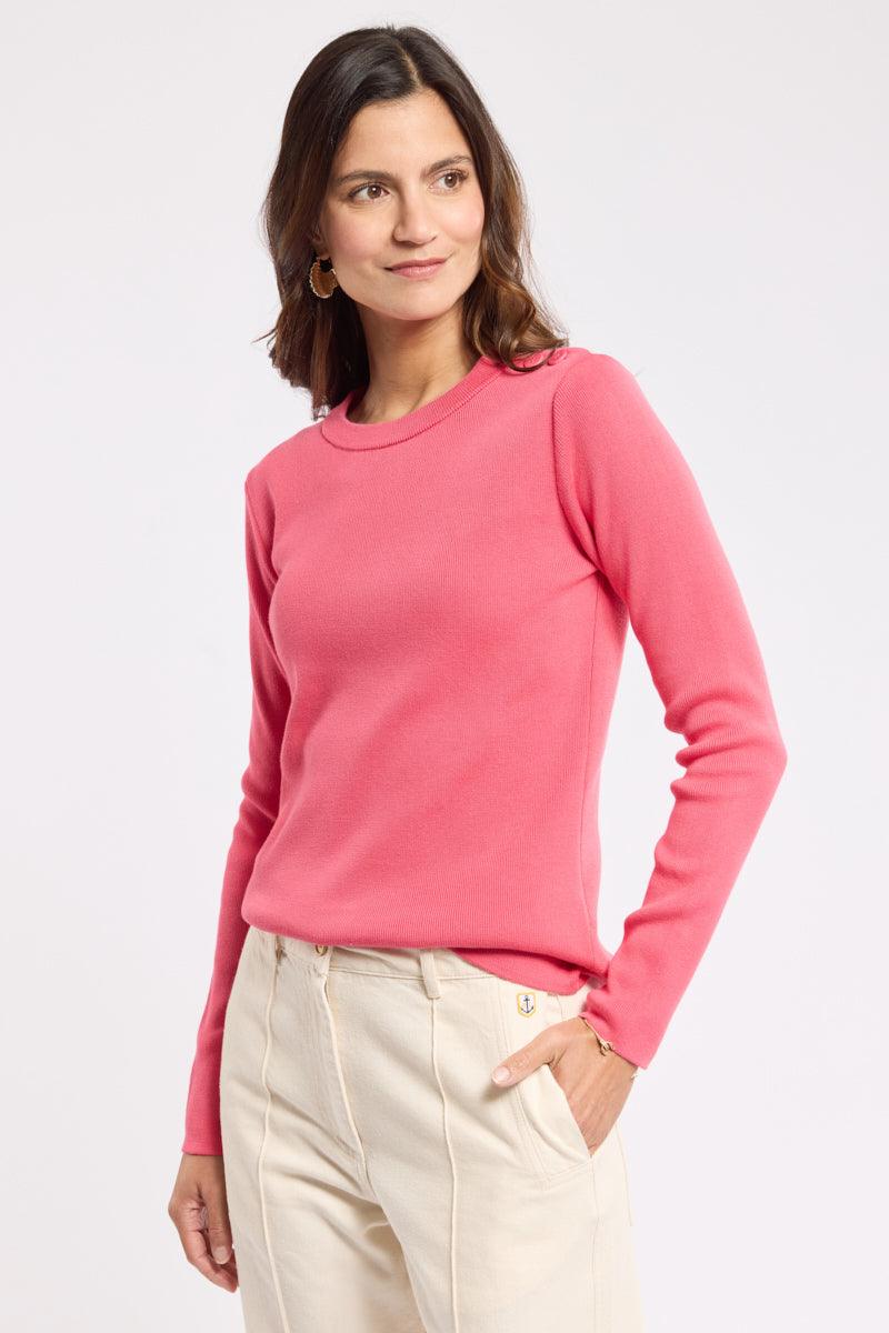 armor-lux-pull-marin-groix-femme-coton-patte-boutonn-e image 1