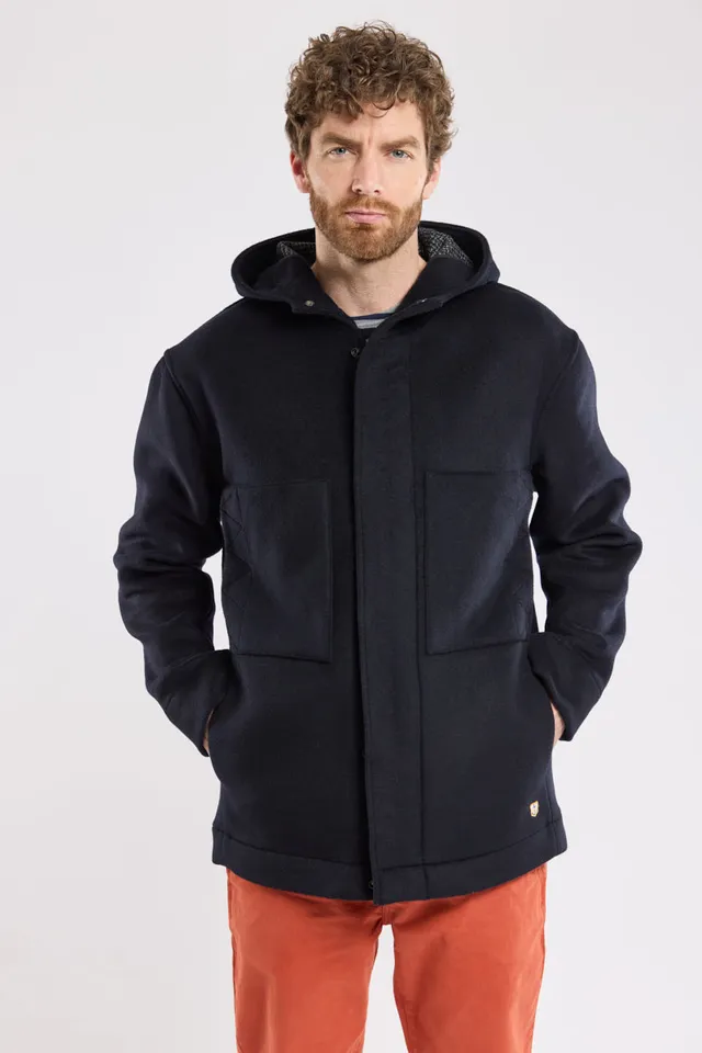 armor-lux-kabig-capuche-heritage-homme-laine image 1