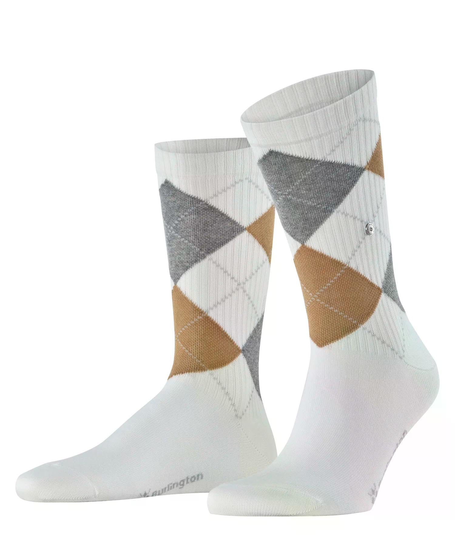 burlington-rib-court-chaussettes-homme-coton-c-tel-blanc-off-white-40-46 image 1