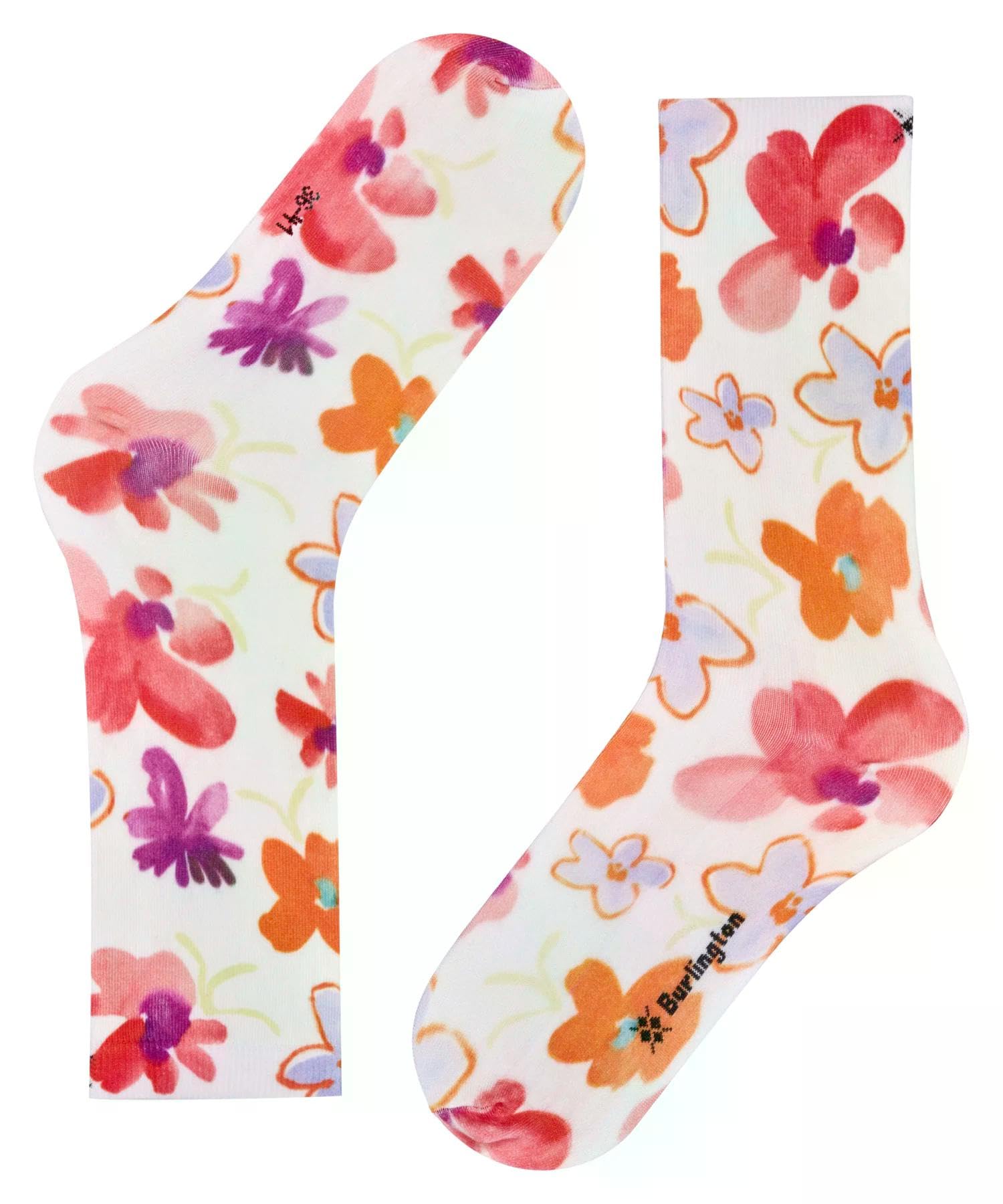 burlington-garden-bloom-chaussettes-femme-blanc-white-2009-36-41 image 6