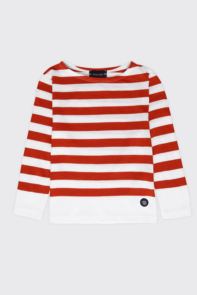 armor-lux-marini-re-enfant-fantaisie-coton-peign-manches-longues image 1