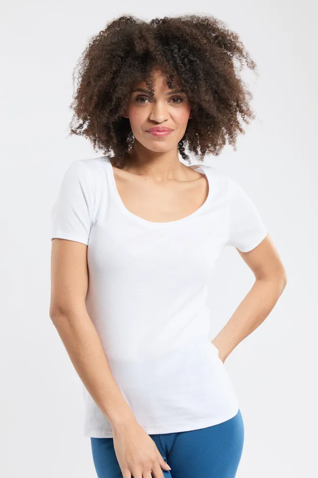 armor-lux-t-shirt-uni-femme-coton-bio-et-kapok-2 image 1