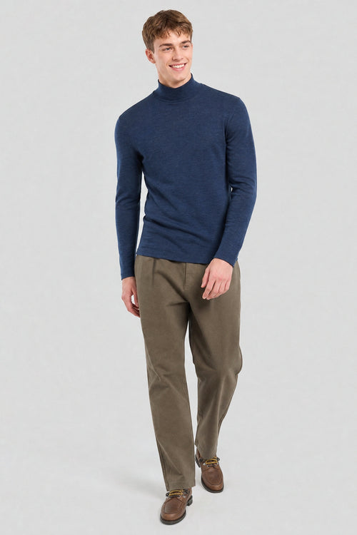 armor-lux-t-shirt-manches-longues-col-montant-laine-et-soie-homme-4 image 4