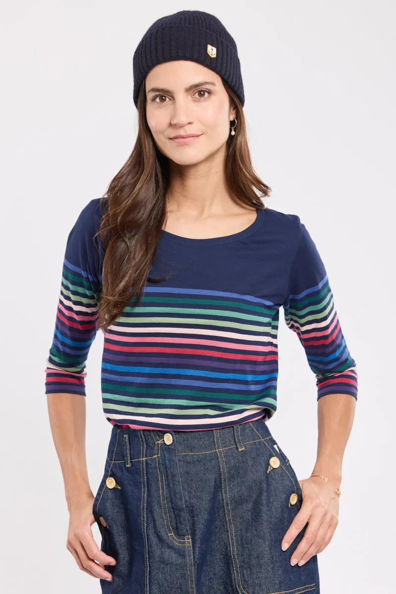 armor-lux-marini-re-10-couleurs-femme-coton-manches-3-4-2 image 1