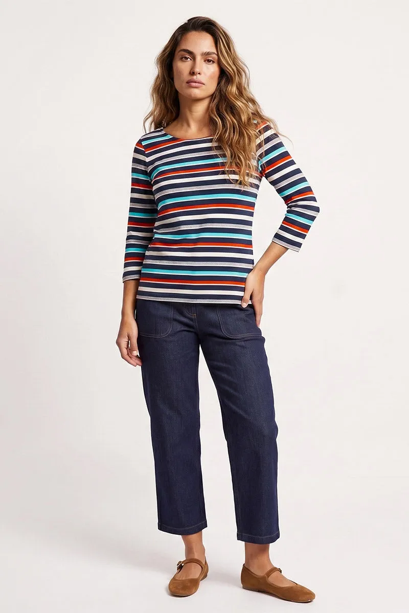 armor-lux-marini-re-femme-manches-3-4-coton-l-ger-2 image 1