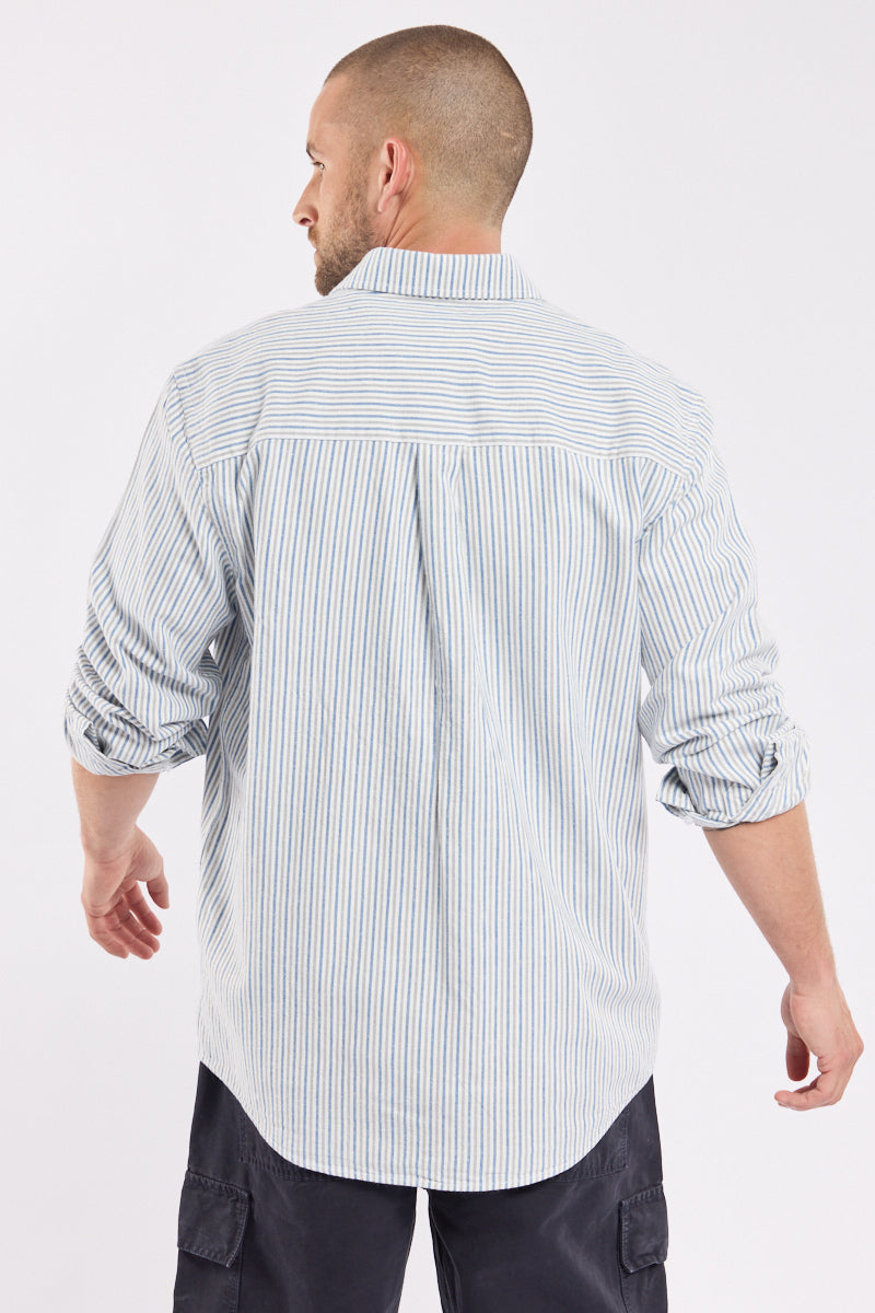 armor-lux-chemise-ray-e-deauville-homme-coton-et-lin image 5