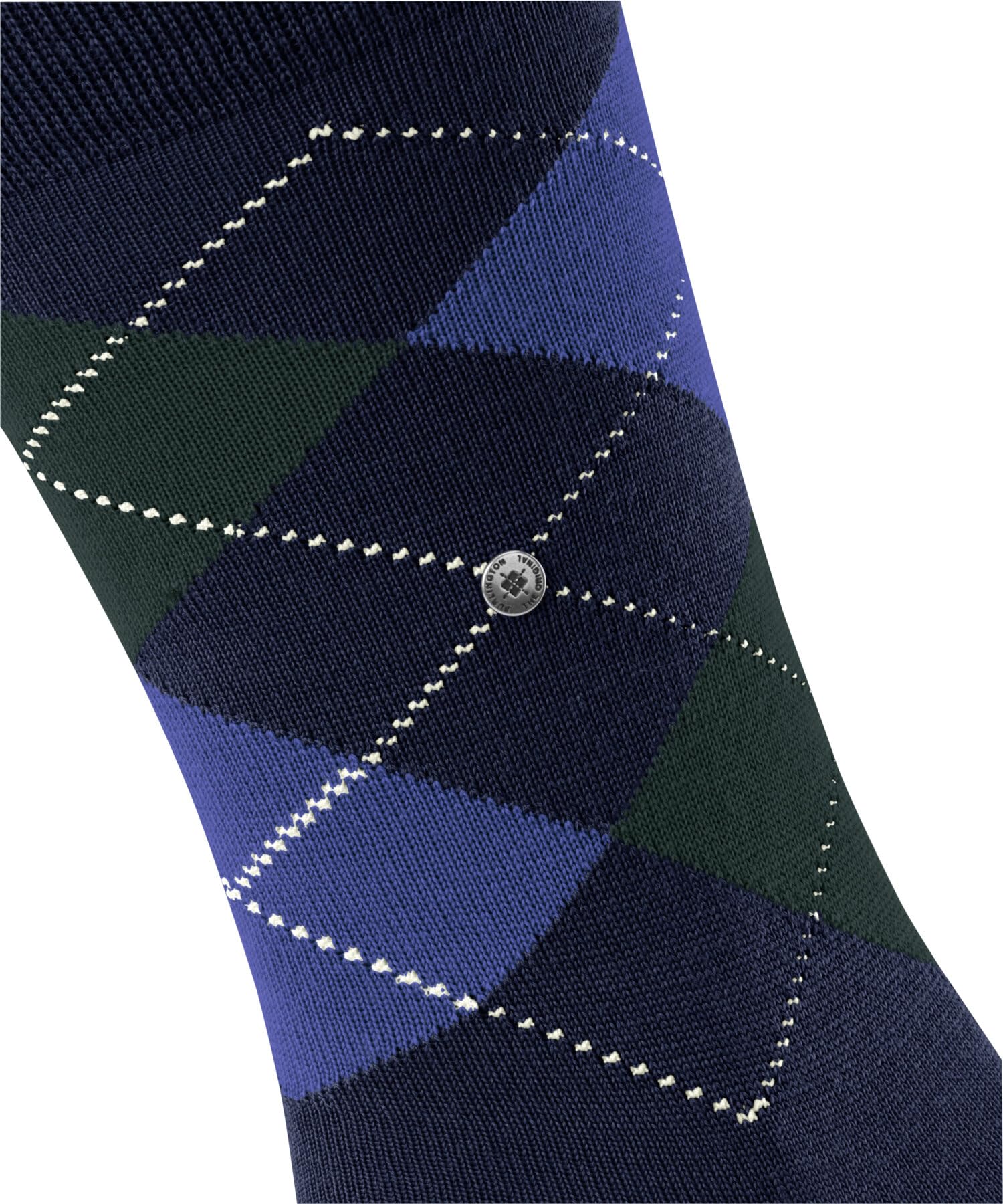 burlington-edinburgh-chaussettes-homme-laine-fantaisie-bleu-royal-6879-40-46 image 4