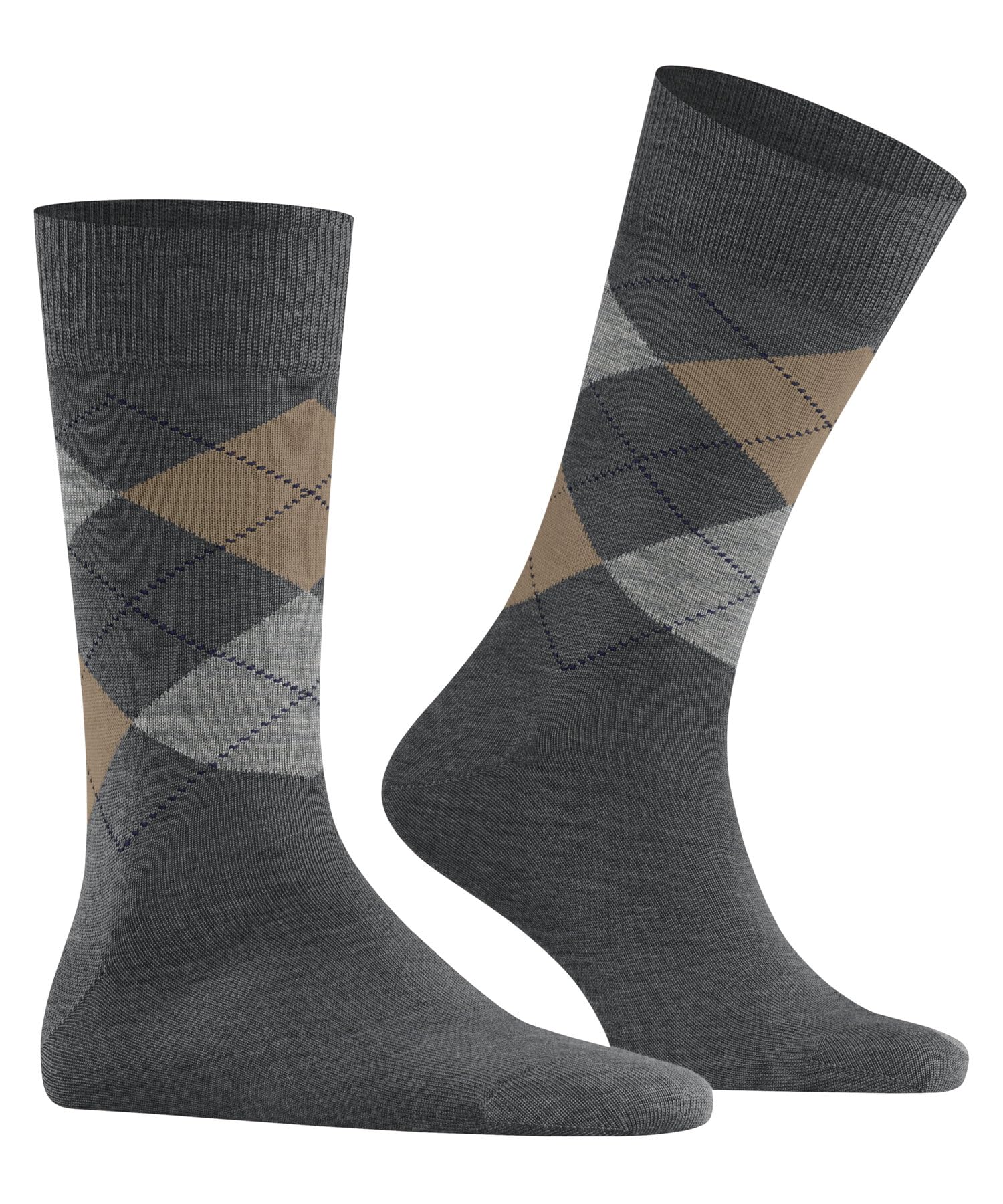 burlington-edinburgh-chaussettes-homme-laine-gris-dark-grey-3070-40-46 image 3
