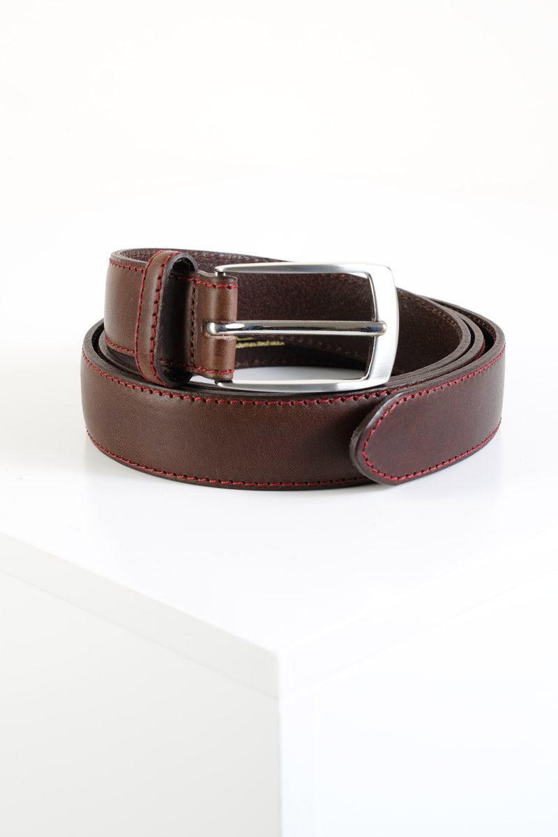 armor-lux-ceinture-homme-cuir-de-bovin-marron-fabriqu-e-en-france image 4