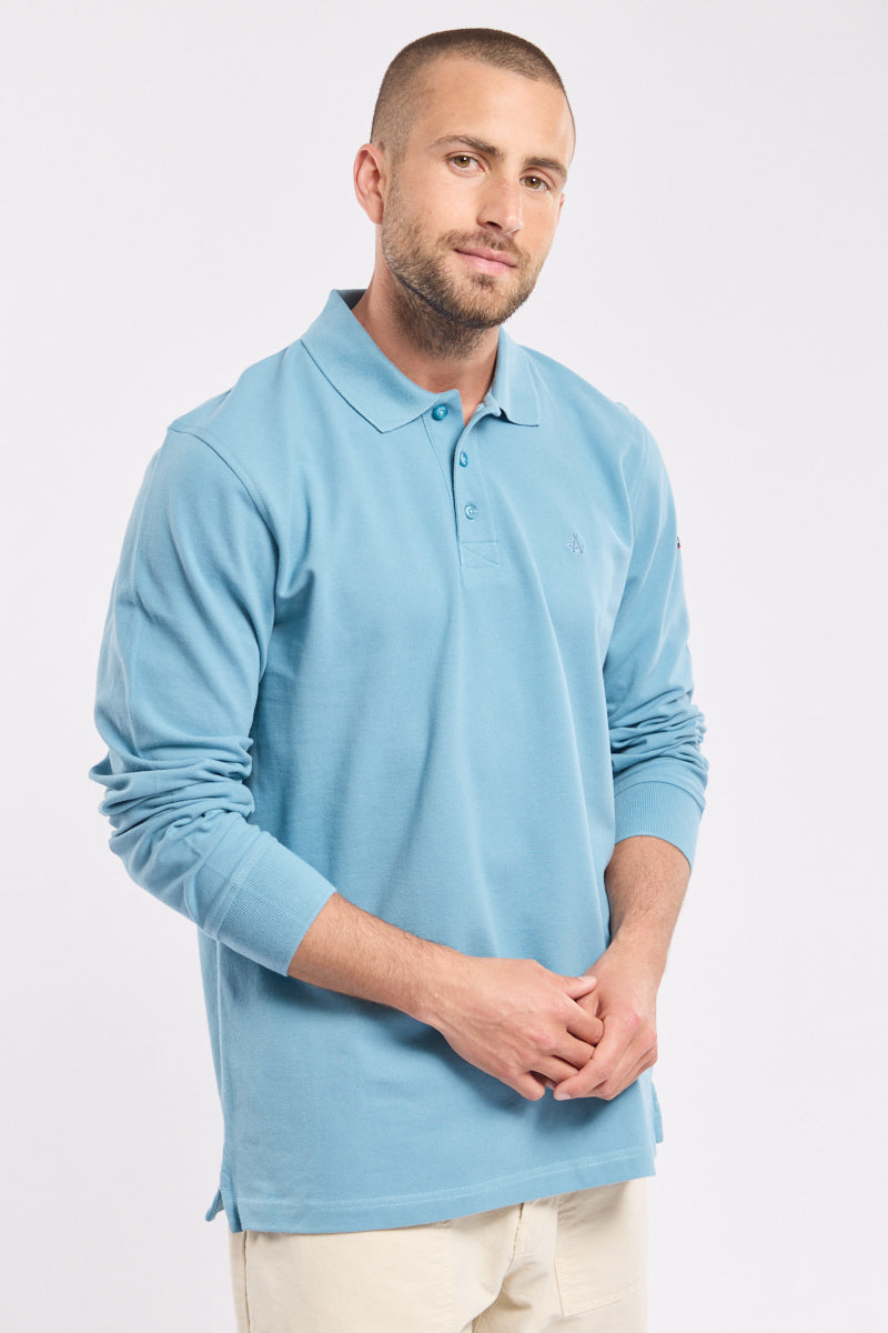 polo-manches-longues-h-ritage-armor-lux-coton-piqu-stretch image 1