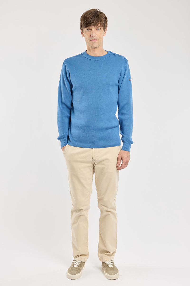 armor-lux-pull-marin-homme-uni-coton image 3