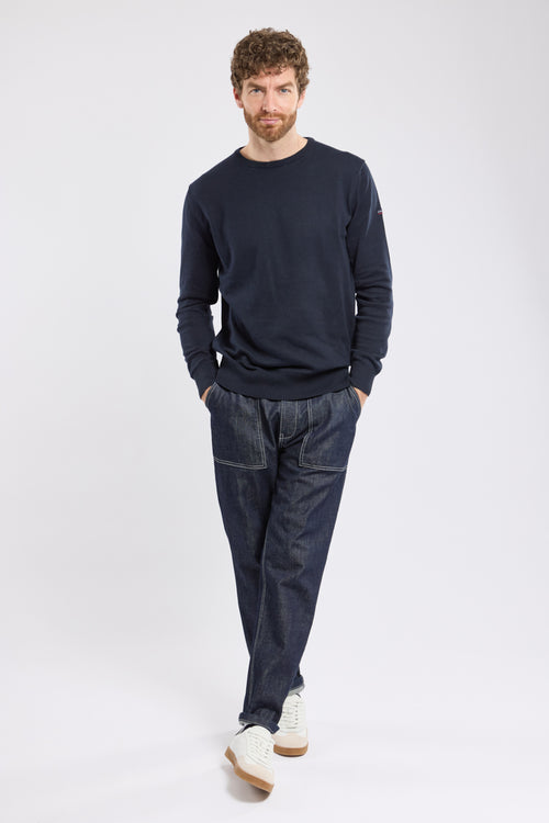 armor-lux-pull-carantec-homme-col-rond-100-coton image 4