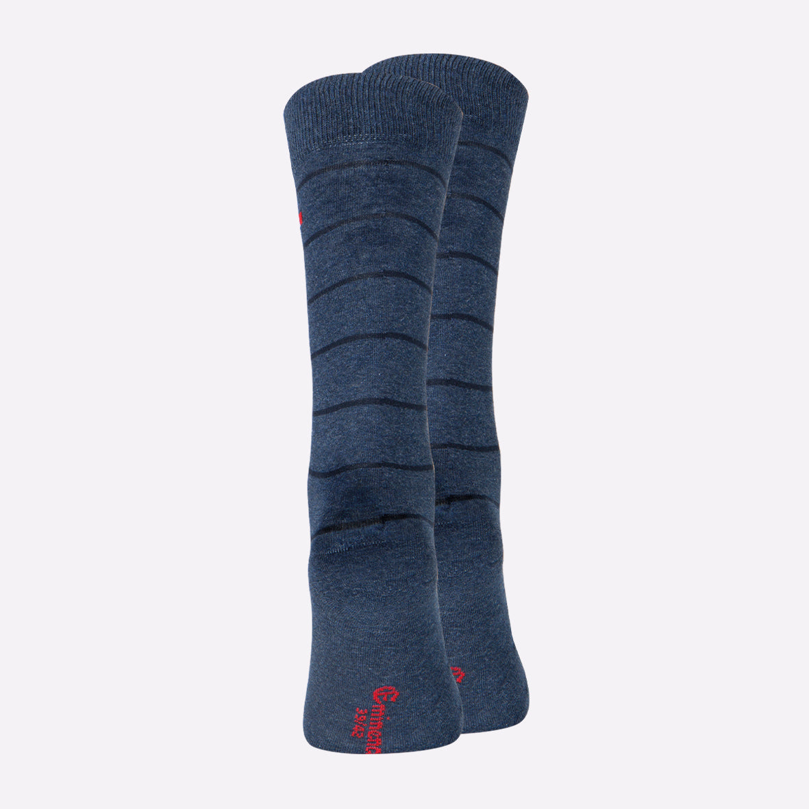 eminence-chaussettes-mi-hautes-homme-coton-peign-marine-rayures-made-in-france image 4