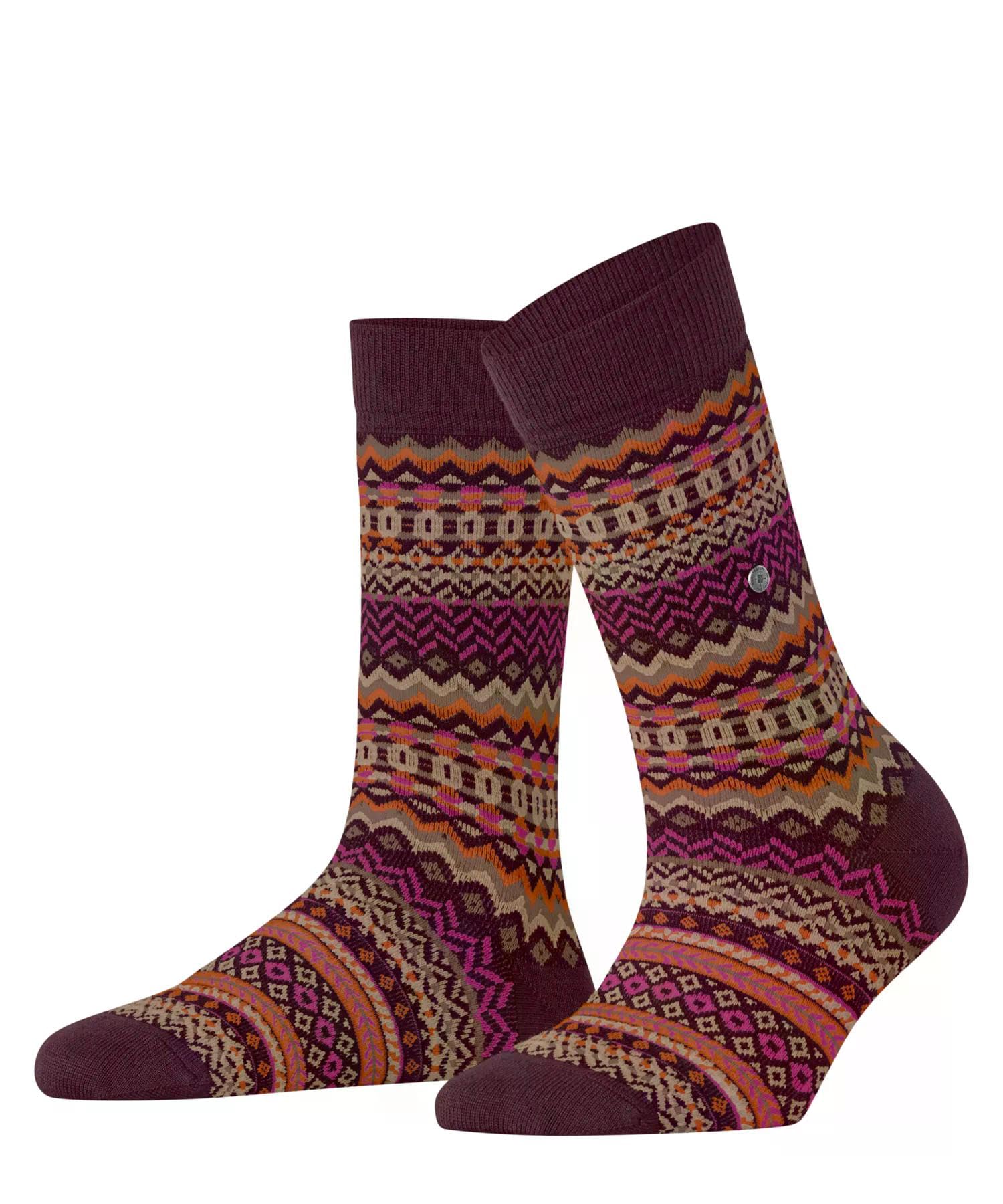 burlington-fair-isle-chaussettes-femme-laine-respirante-motif-h-ritage image 7