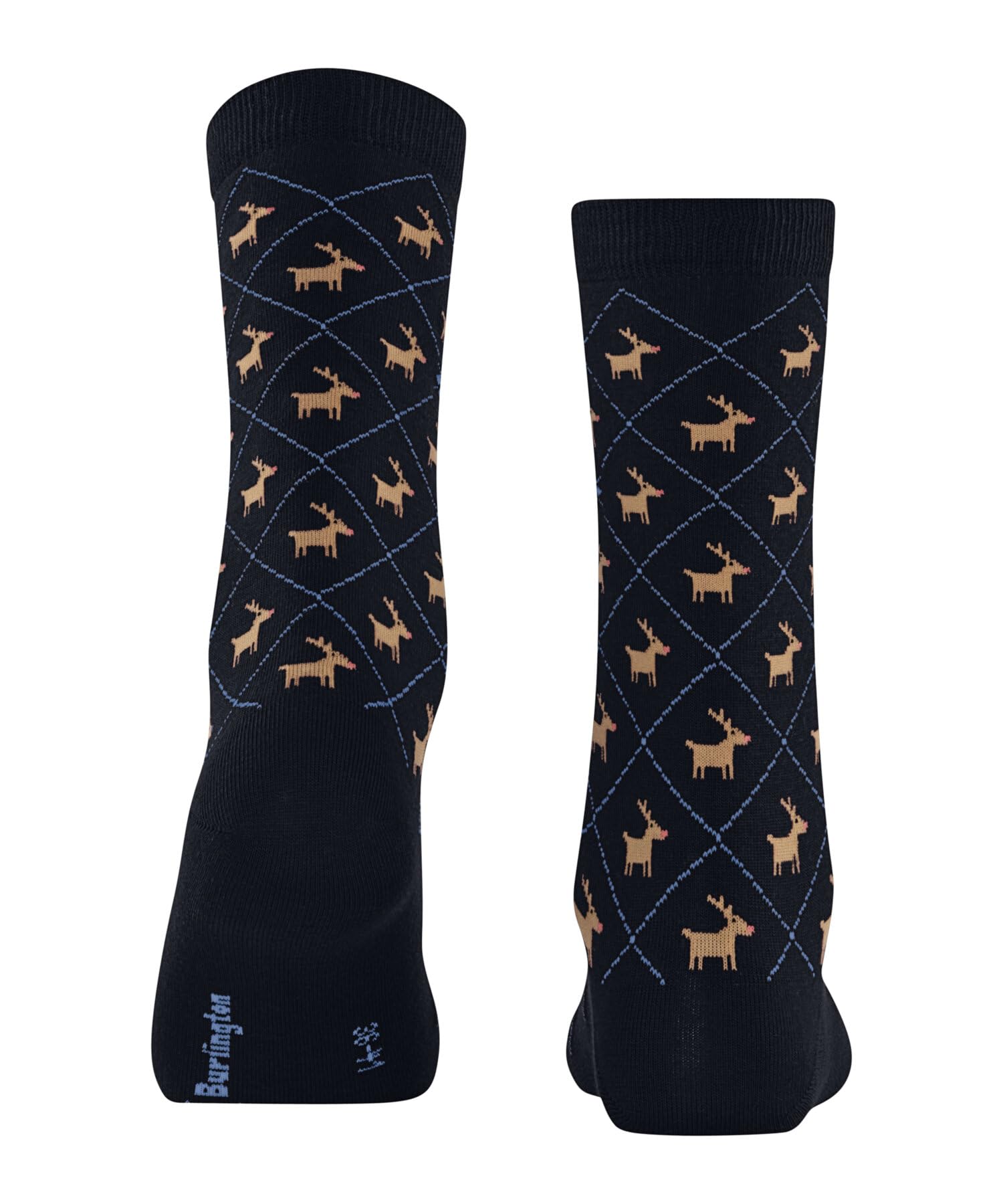 burlington-reindeer-femme-chaussettes-coton-respirant image 2