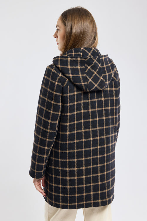 armor-lux-duffle-coat-femme-carreaux-drap-de-laine image 5