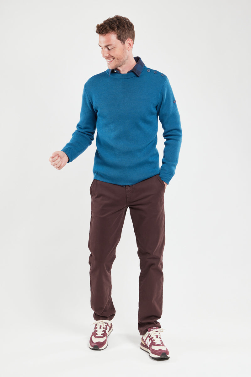 armor-lux-pull-marin-uni-fouesnant-laine-homme image 6