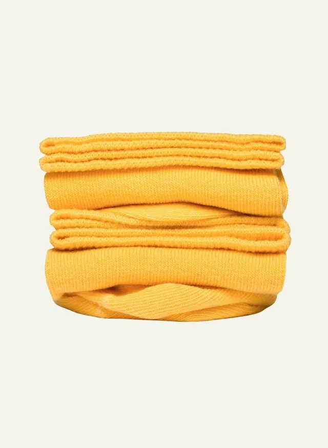 archiduchesse-de-ville-jaune-canari-chaussettes-coton-unisexe image 1
