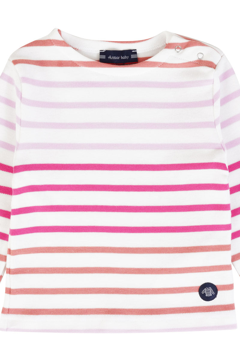 armor-lux-amiral-marini-re-b-b-tricolore-coton-pais-col-rond image 2