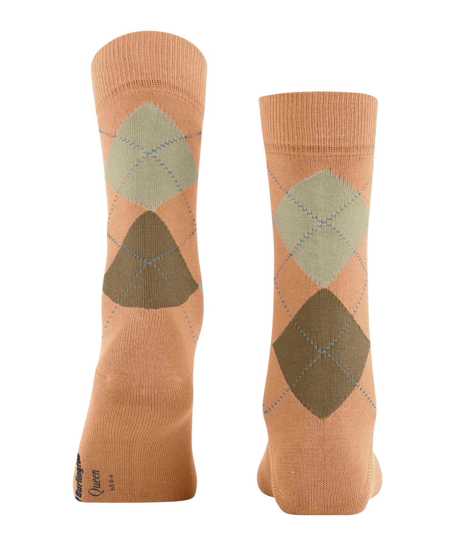 burlington-queen-chaussettes-femme-orange-peach-8766-36-41 image 2