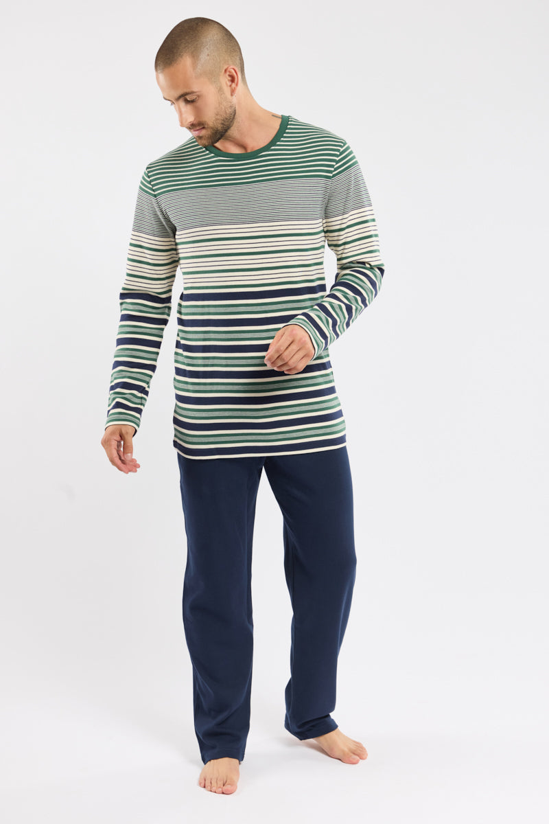 armor-lux-pyjama-droit-homme-coton-pais image 3