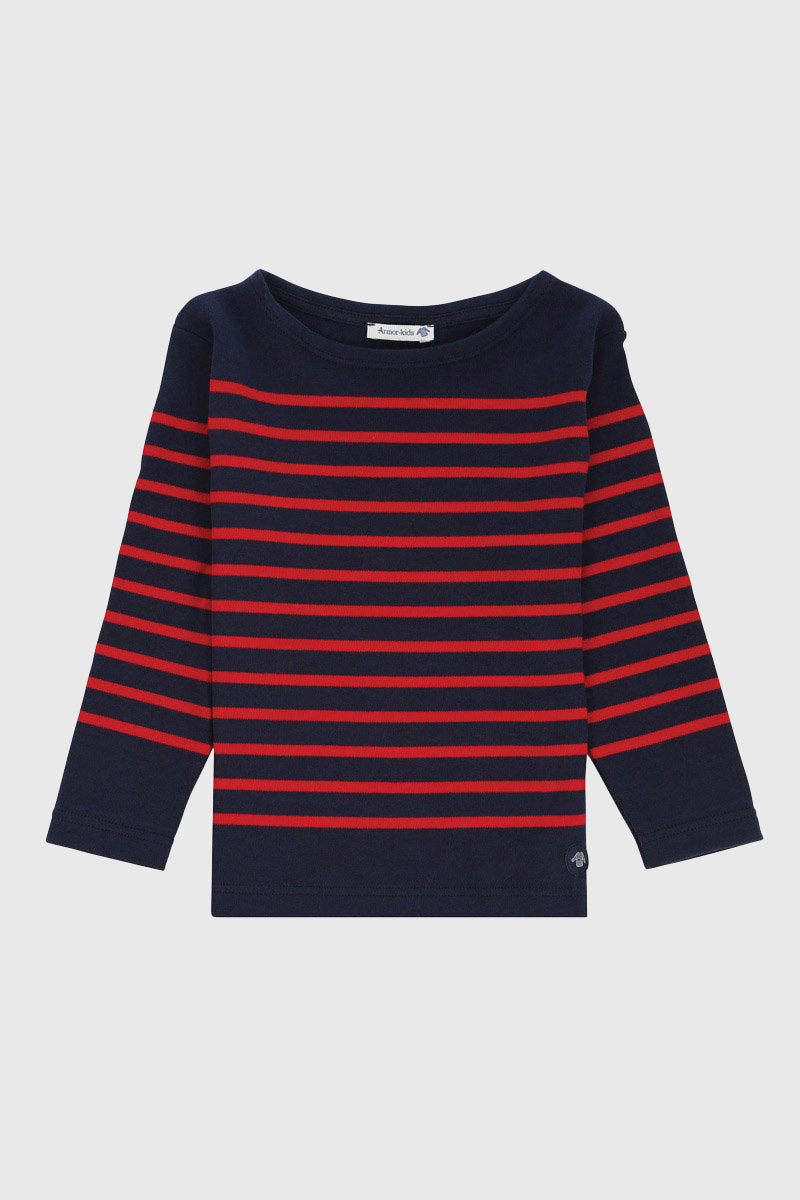 armor-lux-marini-re-amiral-kids-enfant-coton-col-bateau image 1